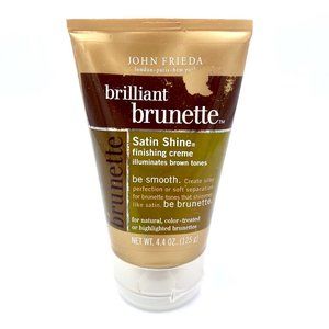 JOHN FRIEDA BRILLIANT BRUNETTE Satin Shine Finishing Crème 4.4oz Rare 2005 Brown
